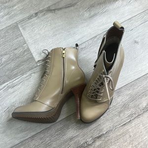 Women’s Dr. Marten’s high heeled combat boots